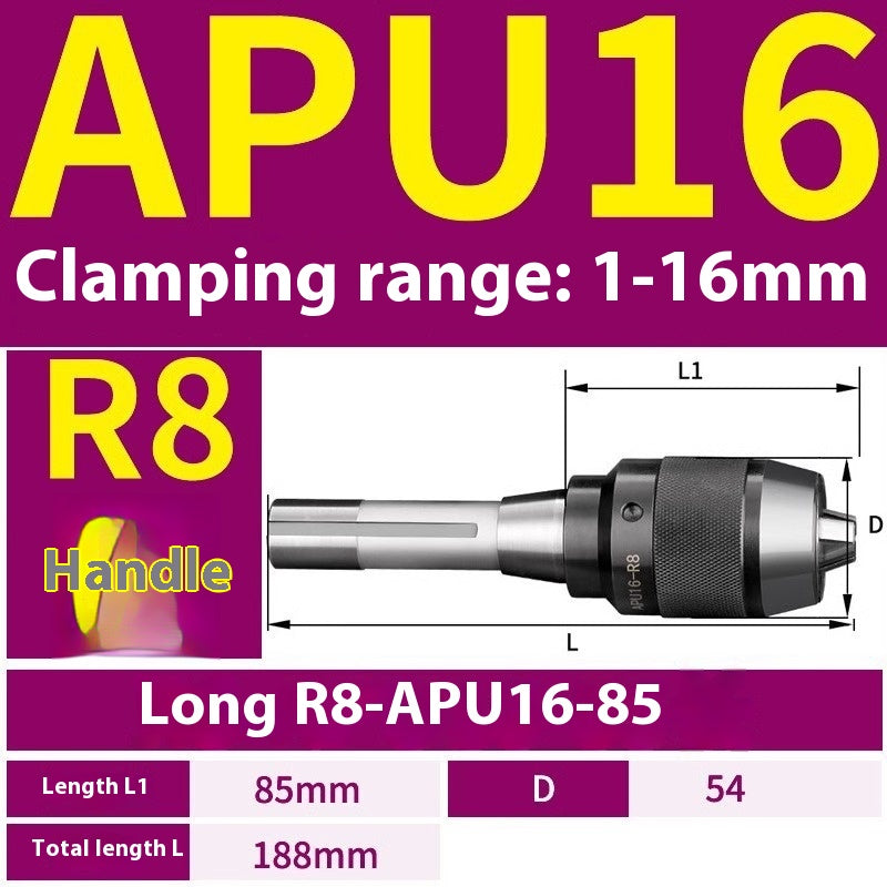 1077-APU one-piece self-tightening drill chuck BT30/BT40/BT50-APU08/13/16 drill bits straight shank milling cutter bits Shandong Denso Pricision Tools Co.,Ltd.